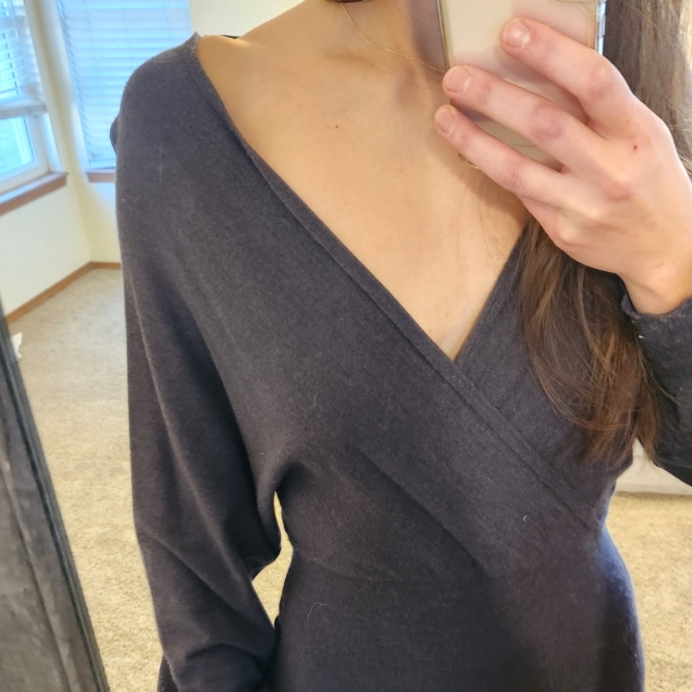 Long sleeve sweater dress